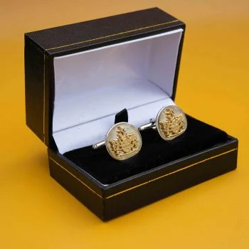 Royal Charter Silver Cufflinks