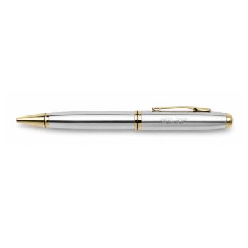 Silver Engraved Biro Pen